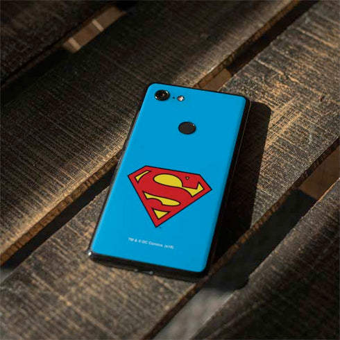 DC Comics Superman Official Logo Google Pixel 3 XL Skin